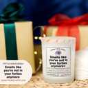 2 x 50th Birthday Gifts for Her, 50th Birthday Decorations for Women Men Card Happy Cool Scented Candles for Best Friend Sister Mom Husband Wife 50 Year Old Gifts for Woman Men