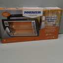 Comfort Zone CZQTV5M 750/1,500-Watt Ceiling Mounted Dual Quartz Radiant Heater with 90-Degree Adjustable Tilt, Metal Safety Grille, Overheat Protection (Hardware Included), Black