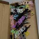 Amazon.com : Luinabio 30 Pcs Mini Glow Hair Clips Girls Rave Hair Clips for Women Christmas Music Festival Holiday Party Supplies (Words) : Beauty & Personal Care