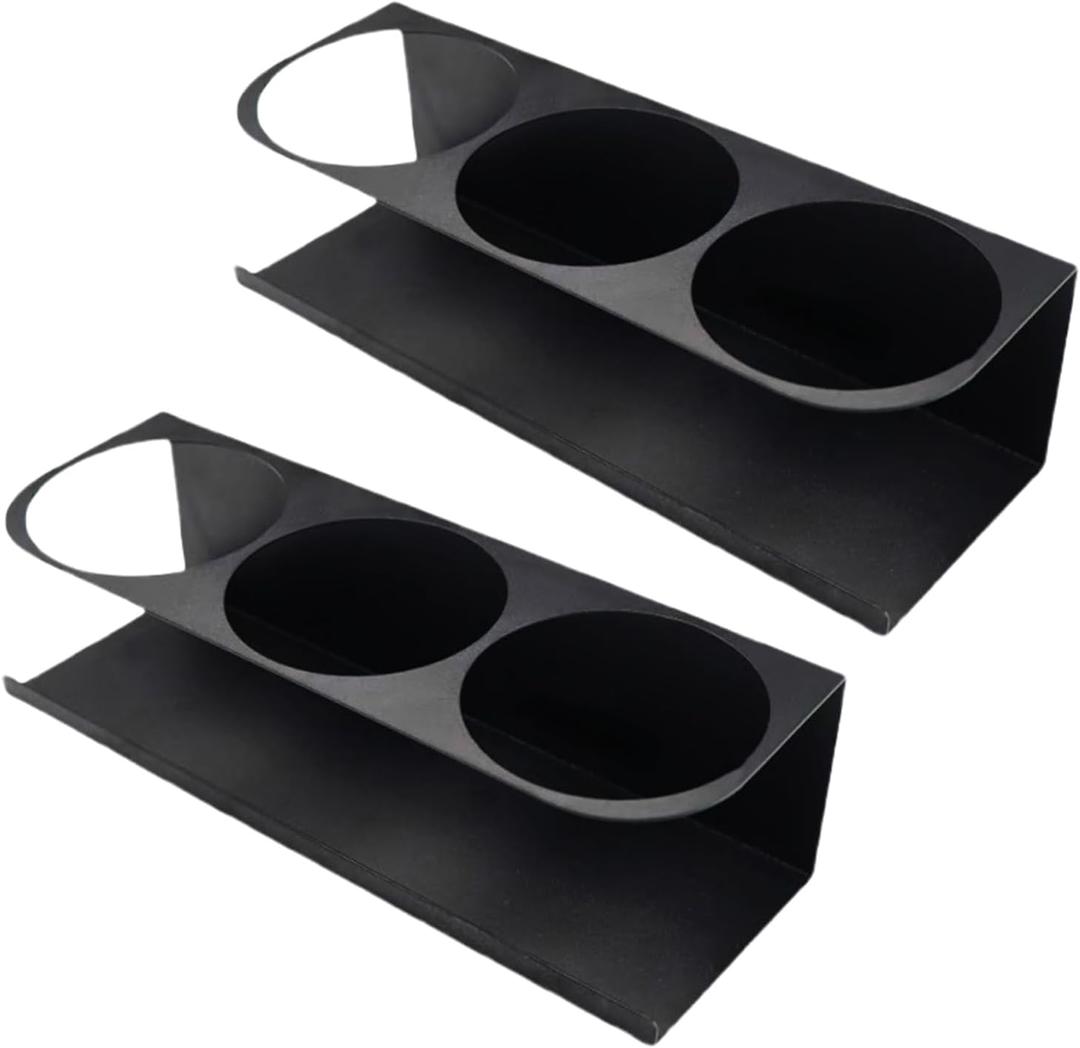 Magnetic Cup Holder Water Bottle Organizer Heavy Duty Magnetic Cup Holder for Refrigerator,Sturdy,Rust-Proof 3 Slots Magnetic Spice Rack Water Bottle Holder 2pcs