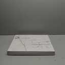 Stone Dish Drying Mats for Kitchen Counter (16x12In), Quick Dry Dish Drying Mat with Anti-Slip Pad, Absorbent Stone Dish Drying Mat, Match Any Countertop, White marble style, BPA Free, Designed in USA