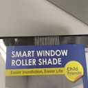 Motorized Blinds No Drill Automatic Blinds for Windows Cordless Roller Shades Electric Blinds with Remote Control Smart Blinds (Linen, 33.5 x 72)