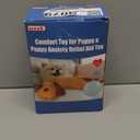 WEOK Heartbeat Puppy Toy, Comfort Cuddler Pillow, Dog Anxiety Relief Calming Aid,Heartbeat Stuffed Toy for Dogs,Puppy Heartbeat Toy Sleep Aid,Dog Heartbeat Toy for Pet (brown1)