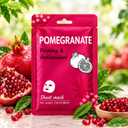 Active Herbs, Pomegranate Face Sheet Mask (Natural blush)