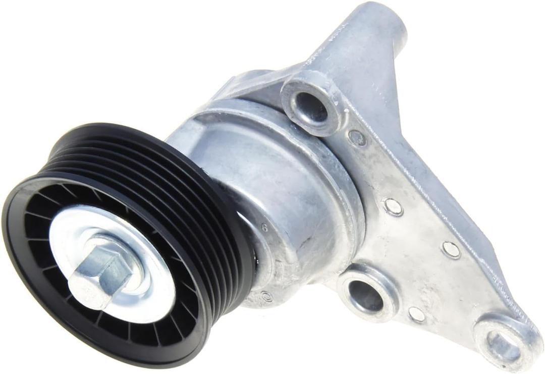 ACDelco Gold 38158 Drive Belt Tensioner Assembly with Pulley, Aluminum w/ Black Pulley