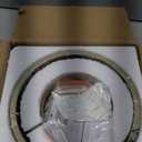 Crystal Ceiling Light, Modern Semi Flush Mount Ceiling Light, Gold Crystal Chandelier for Kitchen Bedroom Bathroom Entryway (Bulb not Included)