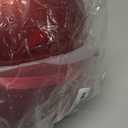 Weysat 2 Pcs 8 Inch Extra Large Fillable Christmas Ball Ornaments Giant Matte Red Plastic Christmas Tree Ornaments Balls with Hanging Ribbons for Outside Lawn Yard Tree Decorations