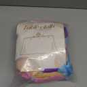 Pastel Rainbow Table Skirt Ruffle Party Tablecloth for Rectangle Table 6ft Birthday Party Baby Shower (72" x 30" (Rectangular))