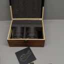 The Memory Company Licensed NFL Wood Boxed Drinkware Gift Set - Includes 2 Premium Rock Glasses, Cooling Cubes, Tongs, and Coasters, Arizona Cardinals