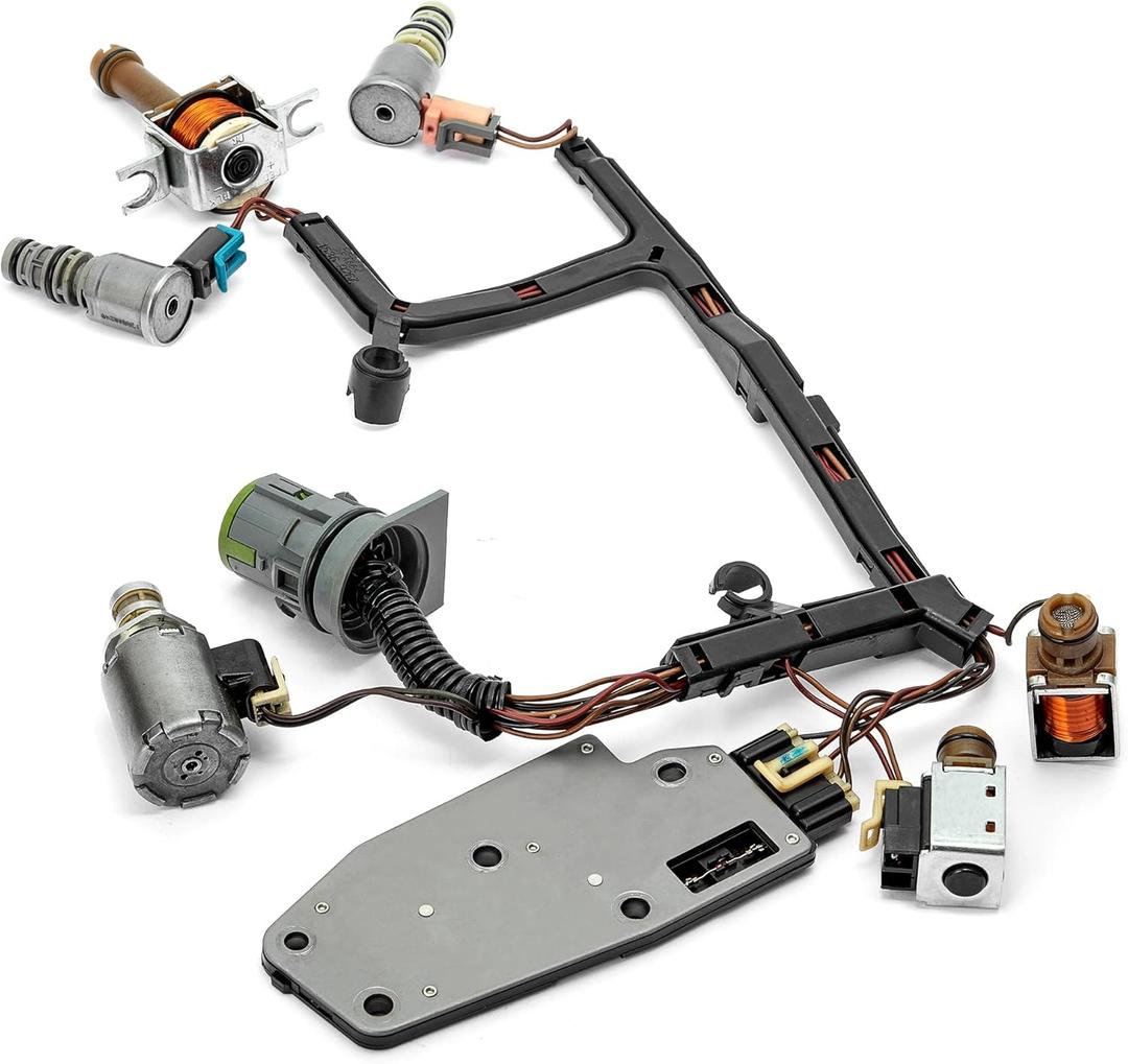 CAREONLINE 4L60E Transmission Master Solenoid Kit Epc Shift Tcc 4L65E Compatible With 1996-2002 G-M EPC Shift TCC 3-2 PWM