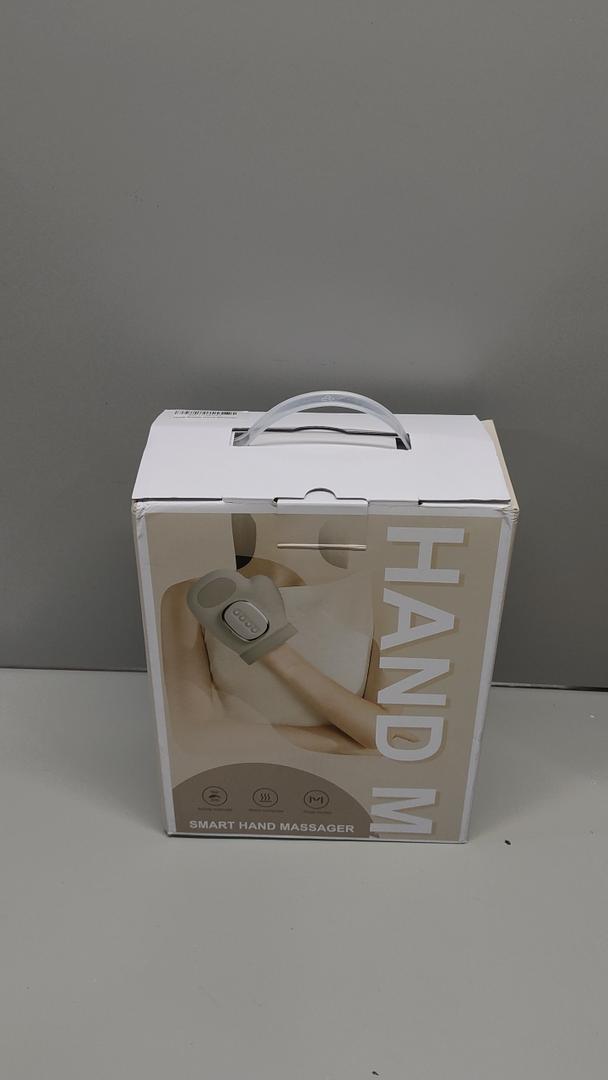 Smart Hand Massager with Heating & Pressing, Arthritis & Carpal Tunnel Relief, Finger & Wrist Massager, 5 Intensity Levels, USB Rechargeable, Wireless Hand Relaxer