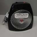 Vornado VH202 Personal Space Heater, Advanced Safety Features, 2 Heat Settings, Direct Heating, Fan Only Setting, Cool-Touch Exterior, Signature Vortex Heat Circulation, Gentle Heating, Black