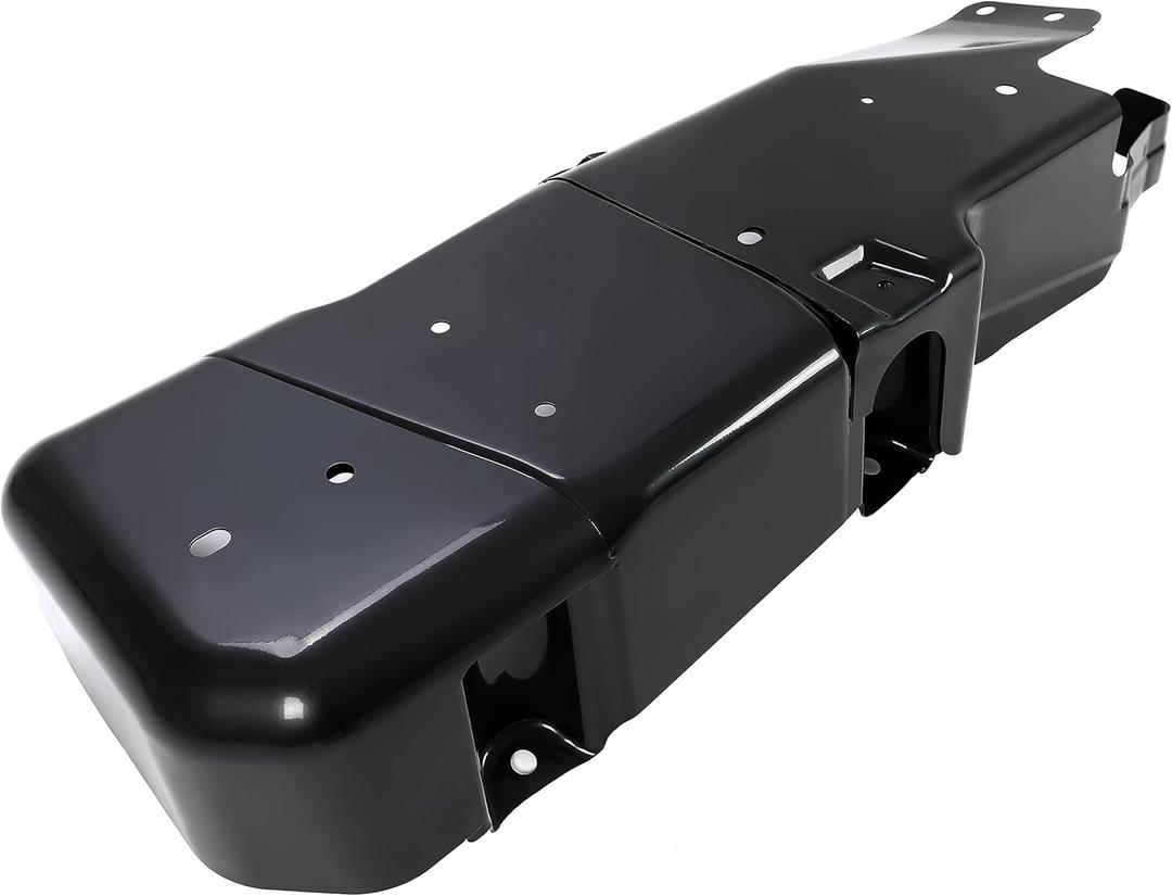 HECASA Fuel Tank Skid Plate Compatible with 2007-2018 Jeep Wrangler JK Black Replacement for 52059743AJ (NN1429)