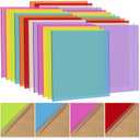 24 Pcs 8 x 8 Inch Cast Acrylic Sheets 0.08'' Thick (2mm) Translucent Laser Cutting Colored Acrylic Sheets Plastic Extruded for Crafts Art Display DIY