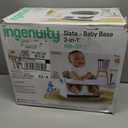 Ingenuity Baby Base 2-in-1 Booster Feeding and Floor Seat with Self-Storing Tray - Slate