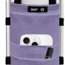 SPRING SEAON Crutch Bag Water-Resistant Pouch Lightweight Accessory Storage Carry Kit Cup and Bottle Pocket Holder Crutches Accessories for Kids, Men, Women Purple