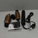 4 in 1 Rotating Hair Dryer Brush,Professional Brush Blow Dryer with Detachable Brush(2" & 1.5"),3 Heats and 2 Speeds Rotating Hot Air Brush for Curling,Straight,Drying