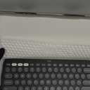 Logitech Pebble Keys 2 K380s, Multi-Device Bluetooth Wireless Keyboard with Customizable Shortcuts, Slim and Portable, Easy-Switch for Windows, macOS, iPadOS, Android, Chrome OS - Tonal Graphite