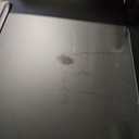 AVLT 44" Height Adjustable Foot Pedal Rolling Desk with Shelf (3 ft 8 inches) - Pneumatic Laptop Standing Desk Cart - Mobile Laptop Cart - Black Computer Projector Cart with Brake Casters