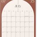 Karto Wall Calendar 2025-2026 - Vertical 8.5x11 inch July 2025 to December 2026 - Boost Your Productivity and Easy Planning with the Aesthetic Monthly Calendar - Boho Color (Medium)