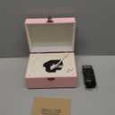 Time Music Box CD Player with Speakers; Bluetooth Transmitter; Festival Gift; BGM Player for Home Decor (Pink)