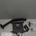 WALI Laptop Pole Mount, Adjustable Laptop Arm Holder Fits 10 to 15.6 inch Laptops, 2-in-1 Full Motion Monitor Mount with Removable Holder VESA 75x75 or 100x100 mm, Holds up to 15.4lbs(011ARMLP), Black