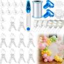 Vicenpal Balloon Arch Decor Kit with Tools for Creating Garland Backdrops Includes Balloon Arch Clips, Fishing Line, Strips, Adhesive Glue, Hooks Accessories for Birthday Wedding Baby Shower Party
