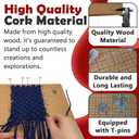 1216 Inch Macrame Board and Pins Kit, Double Sided Grids Handmade Braiding Macrame Board with Instructions - Perfect Macrame Tools and Supplies for Bracelet Creating, Knotting Creations