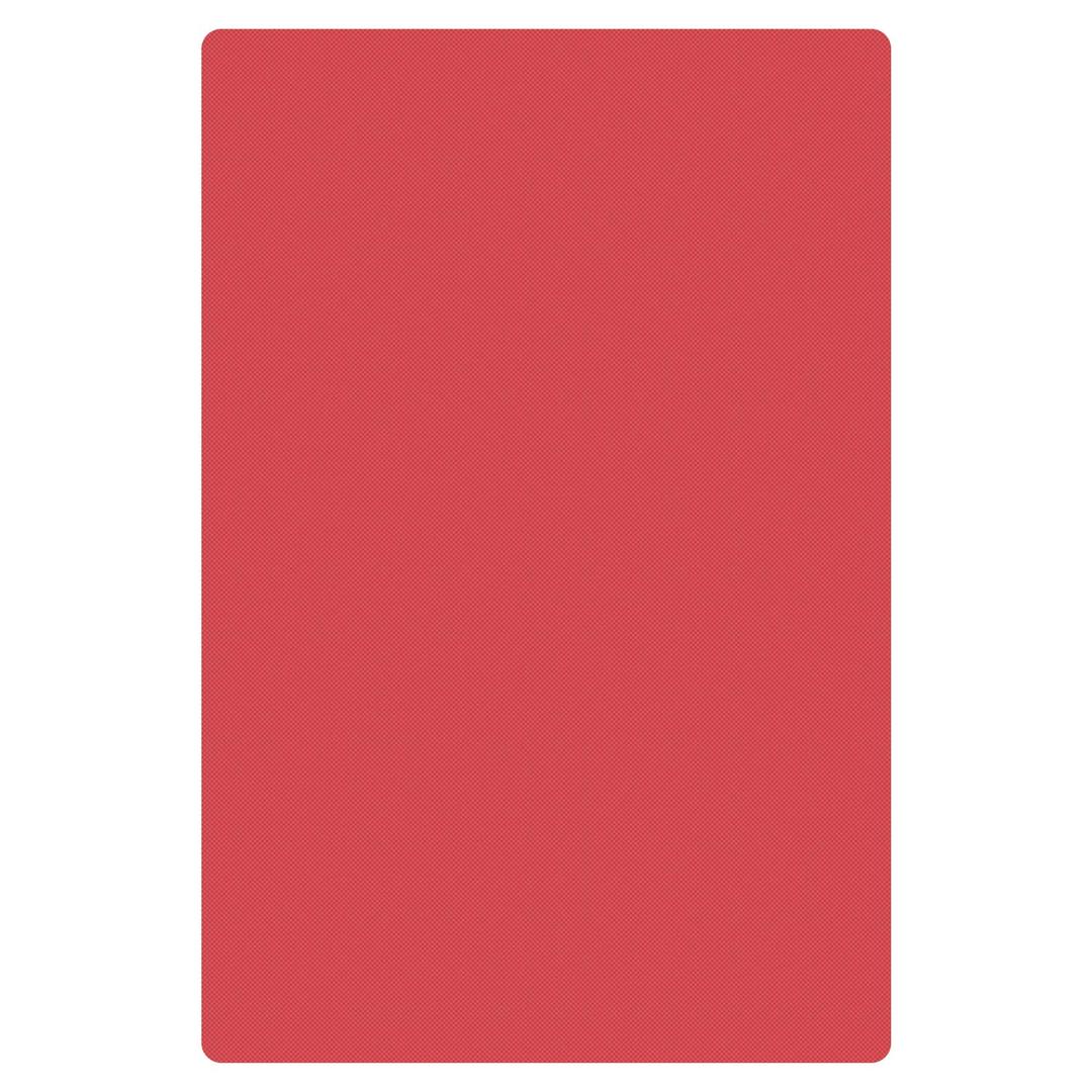 Thunder Group PLCB241805RD Cutting Board, 18" x 24" x 1/2", Non-Absorbent, Non-Skid Surface, Dishwasher Safe, polyethylene, red, NSF, Pack of 6