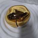 BrightA Oversized Gold and Gray 3D Wall Sculpture Dynamic Wave Textured Art with Metallic Relief Large-Scale Modern Statement Piece for Spacious Living Rooms and Commercial Spaces 31.5"x47.2"