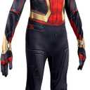 MARVEL Integrated Spider-Man Official Youth Deluxe Zentai Costume - Stretch Spandex with Hidden Zippers and Wrist Slits XS 4/5