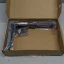 4 Pack - L 9" x H 6" x W1.5", 5mm Thick Black L Shelf Bracket, Iron Shelf Brackets, Metal Shelf Bracket, Industrial Shelf Bracket, Floating Shelf Bracket, Shelf Supports with Screws