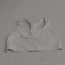 Champion Women's The Infinity Racerback Sports Bra, Moderate Support, Seamless, Moisture Wicking, White, S