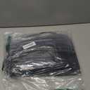 Bathroom Rug Sets 3 Piece, Memory Foam Non Slip Bathroom Rug, Toilet Rugs U Shaped Washable, Soft Absorbent Bath Mats for Bedroom, Kitchen, Black (1'8" x 2'8" (Rectangular))