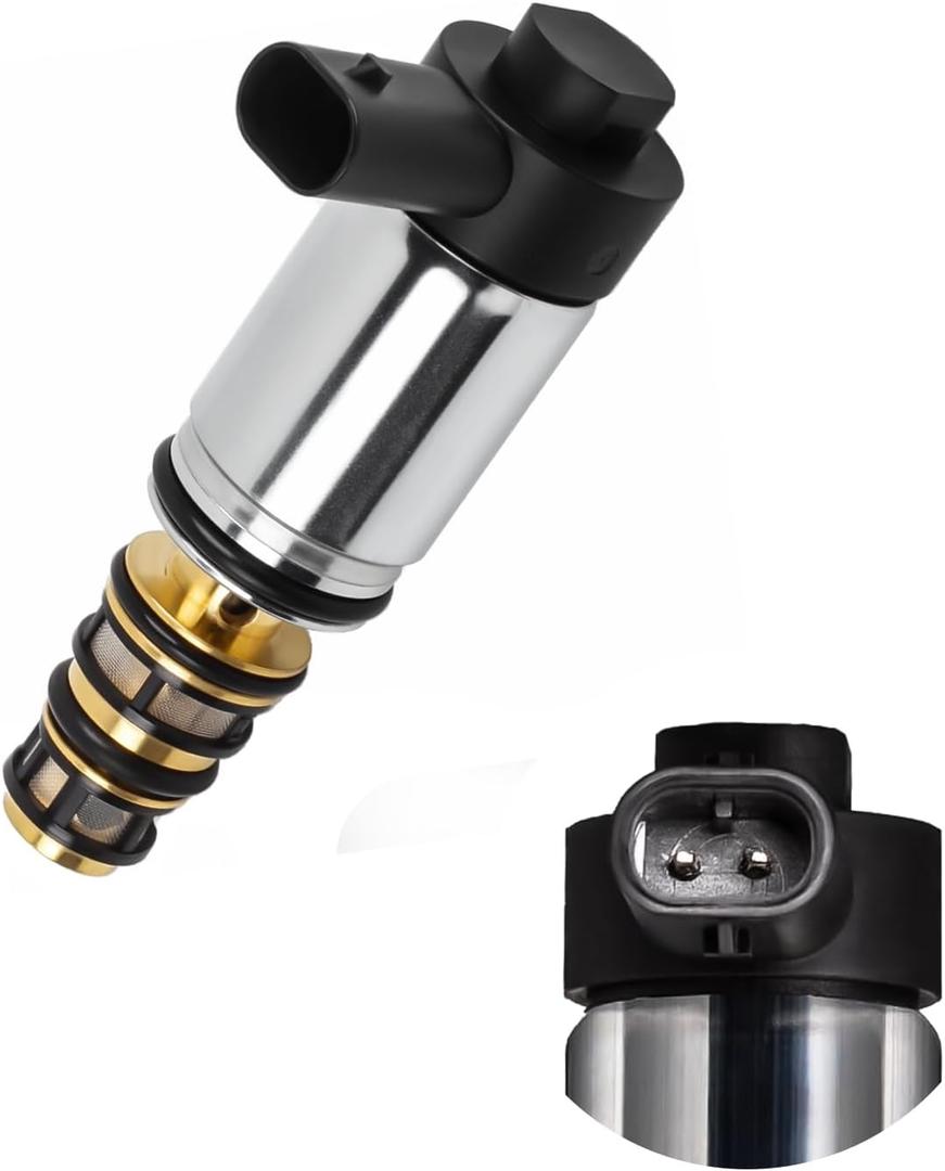 Upgraded Colorado/Canyon AC Compressor Control Solenoid Valve, Compatible with Chevy Colorado Cruze Equinox Impala, Gmc Canyon Terrain, Envision Verano, Durable Materials and Exact Replacement