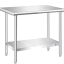Stainless Steel Table, Metal Kitchen Prep Table 30 x 20.5 Inch