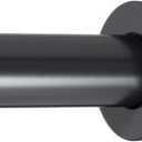 Ivilon Shower Tension Curtain Rod - Adjustable Tension Rod for Shower Curtains, Bathroom, or Windows, Easy to Install, No Drilling Required, Rustproof, Spring Loaded, Adjustable 54 to 90 Inch Black