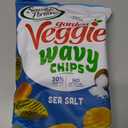Sensible Portions Garden Veggie Wavy Chips, Sea Salt, 5 Oz (Pack of 12), Best By: 08 NOV 2025