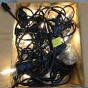 addlon LED Outdoor String Lights 48FT with Edison Vintage Shatterproof Bulbs and Commercial Grade Weatherproof Strand - ETL Listed Decorative Lights for Patio Garden (Black)