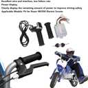 Throttle Grip with Lock, Anti Aging Motor Brushed Speed Controller Power Display Circuit Speed Motor Controller Low Failure Rate 24V 350W for MX350 Electric Scooter