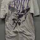 Hip Hop Vintage Edgy Urban Y2K Back Print Streetwear Angel T-Shirt, M