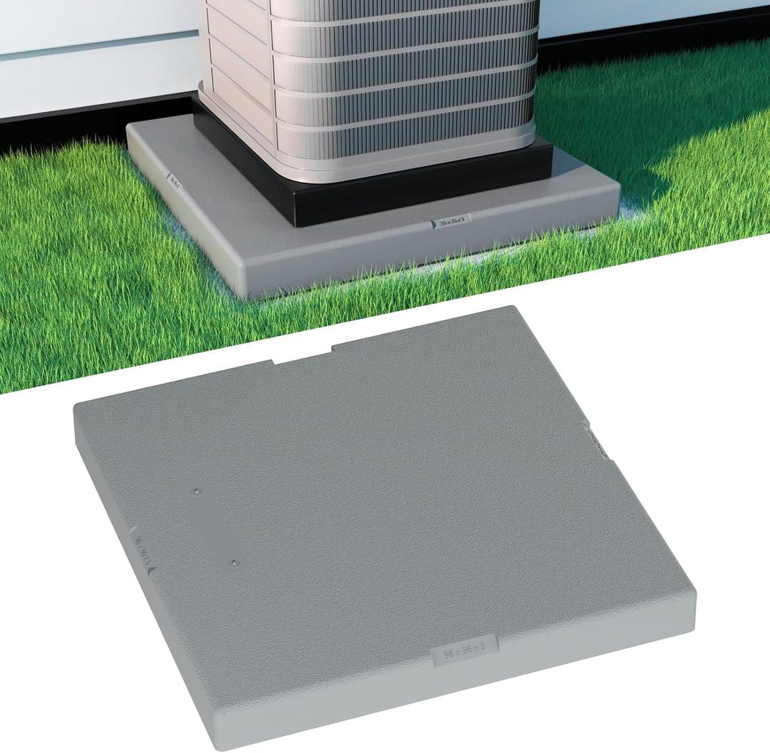 Mini Split Pad for Condenser: Ground Base for Air Conditioner Outdoor ...