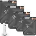 Vacuum Storage Bags for Travel with Wireless Rechargeable Air Pump, 12 Pack Travel Essentials Space Saver Compression Bag for Luggage, Suitcase, Backpack, Vacuum Seal Bags for Home Storage Clothing