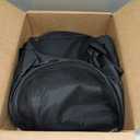 Dog Carrier Backpack Breathable for Small Pets/Cats/Puppies, Pet Carrier Bag with Mesh Ventilation, Safety Features and Cushion Back Support for Travel Hiking Camping Outdoor (Black-Larger Size)