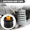Motoforti 52670T5AJ02 Rear Suspension Bump Stop for Honda HRV 16-20 Black | for Honda HRV 2016-2020, Metal Rubber Plastic