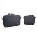 Diodrio 2 Pack Belt Pouches for Men Women YKK Zippers, EDC Tactical Pouch Bag for Men, Admin Pouch, Waist Pack for Hiking Traveling, Water Proof, Black