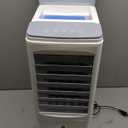 Windowless Portable Air Conditoners, 3-IN-1 Portable AC with Remote, 3 Modes 3 Speeds, 1Gal Tank & 12H Timer, 65 Oscillation, Fast Cooling Quiet Ventless Swamp Cooler for Room Home Office, Off White