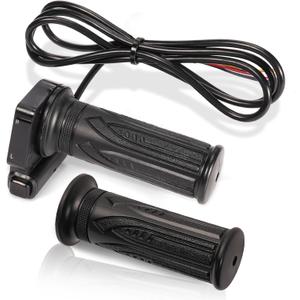 leaptrend 36V Electric Bike Scooter Throttle with Cruise Control Button, Handle Twist Grip Compatible with DYU D3F/D2F/C3/C4 Ebike, Jetson Bolt Pro/Atlas 250 Watts Grip