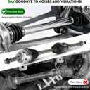 Front Right CV Axle Shaft Assembly for Toyota Camry 2002-2009 2.4L Gas (Except Hybrid Models), Highlander 2001-2007 2.4L FWD, Solara 2004-2008 2.4L (2007-2008 ONLY FIT Manual Trans), Replace# 66-5247