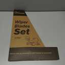 OEM Quality Windshield Wiper Blades, 18 and 18 DSV Standard Car Wiper Blades With Universal U/J Hook Only, Automotive Replacement Wiper Blades for my Car, Water Repellency Wiper Blade, Pack of 2